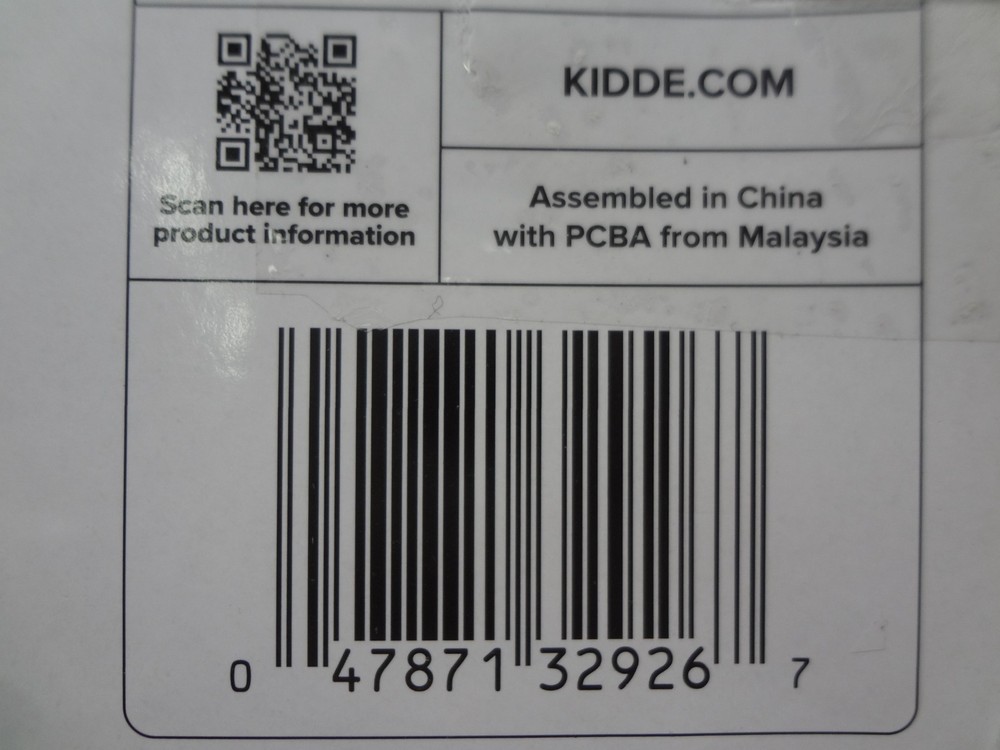 Kidde 30CUDR, Smoke & Carbon Monoxide Detector LED Warning Light Indicator