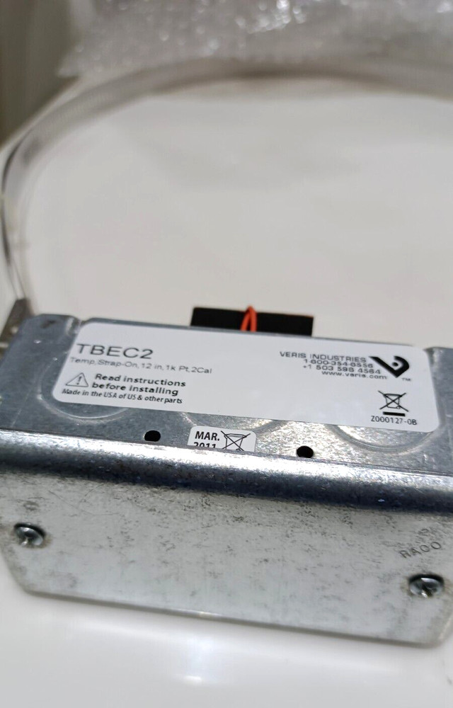 TBEC2 Veris Industries Temperature Sensor.