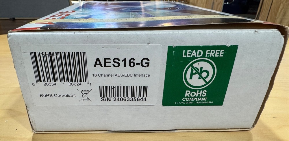 Lynx AES16-G with the cable, original box