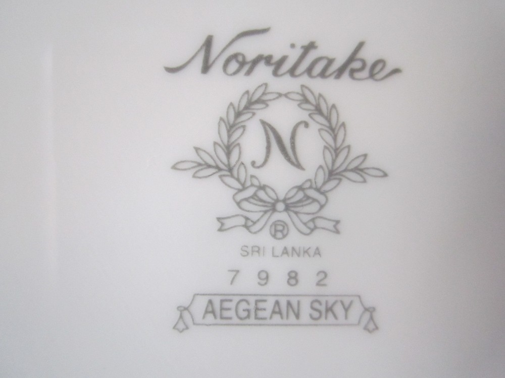 Noritake Aegean Sky Dinner Plate Brand New