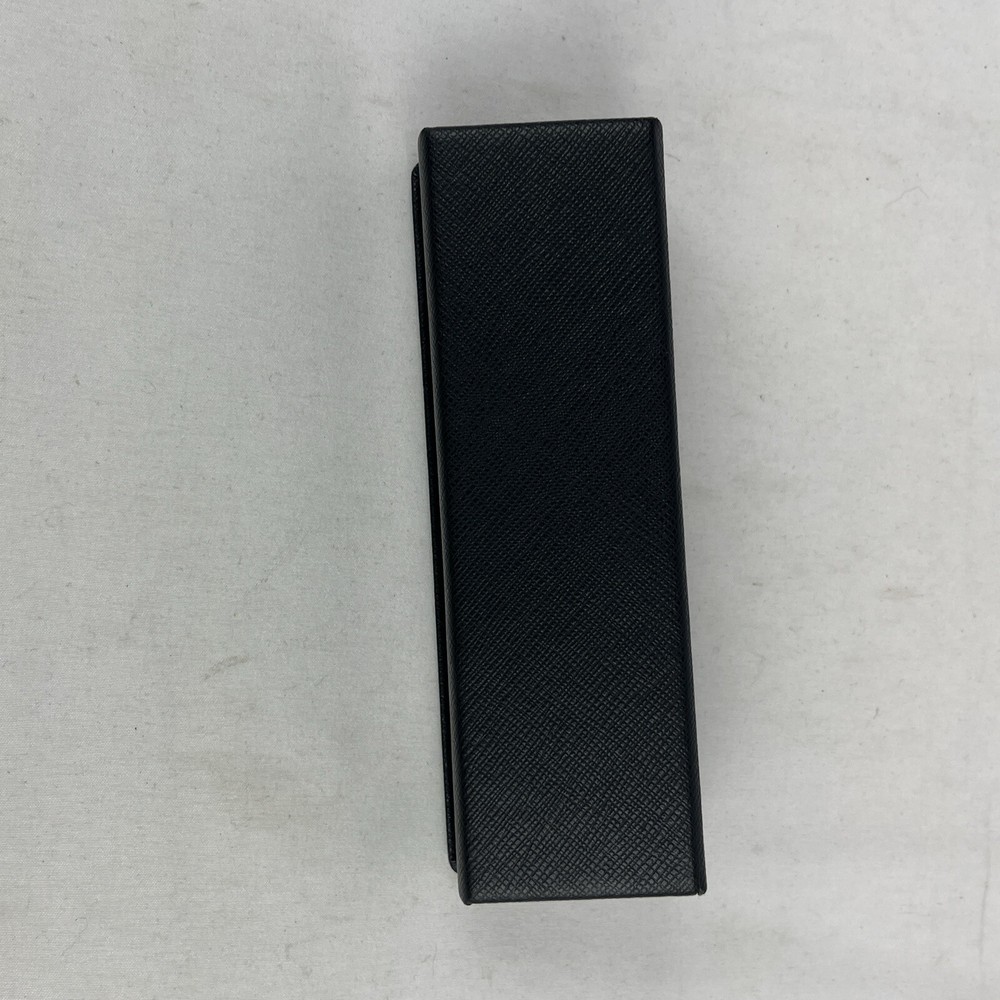 Prada Small Black Eyewear Case - Authentic Designer Accessory 6" X 2"