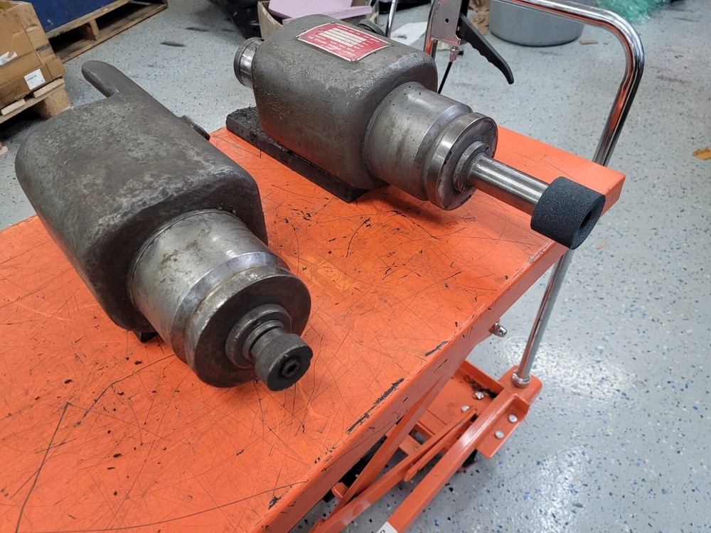 TWO HEALD RED HEAD GRINDING SPINDLES