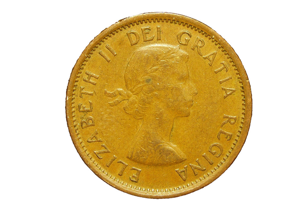 CANADA 1956 1 CENT COIN #7