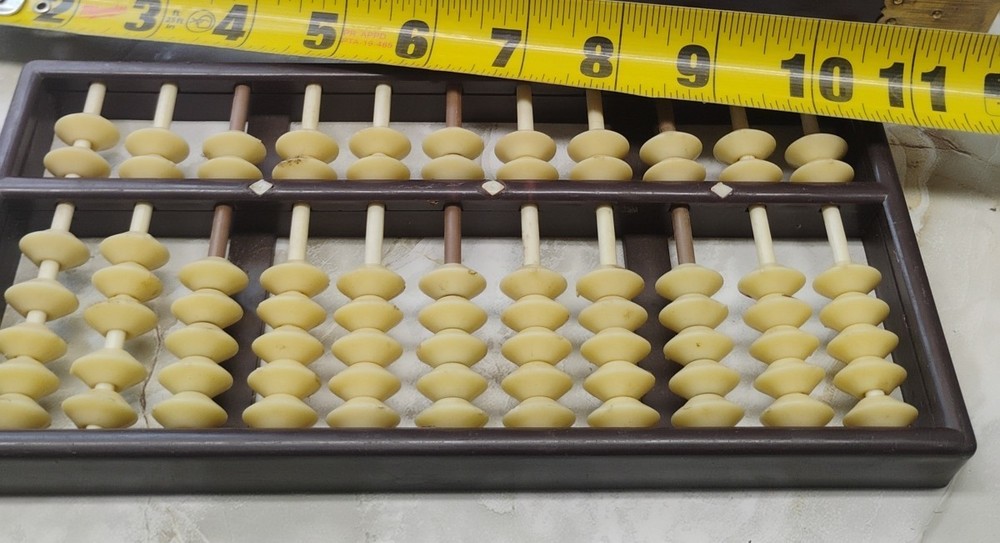Vintage White Abacus