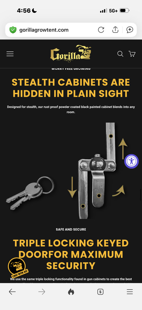 gorilla grow cabinet