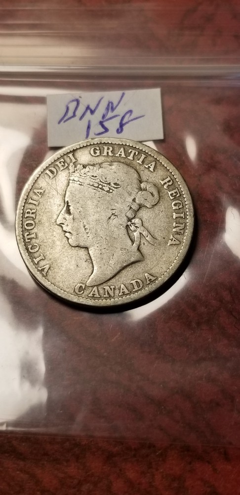 1888 Canada 25 Cents Silver Coin Idbba3.