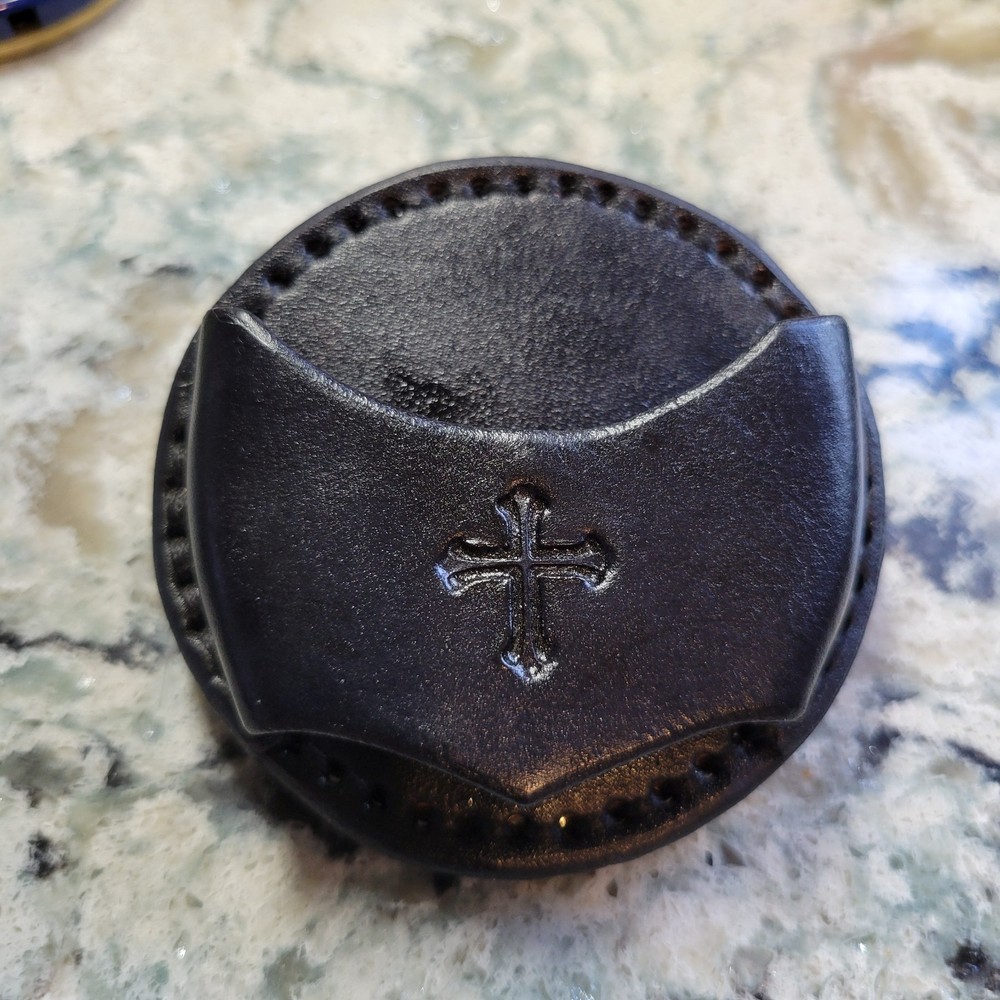 Handcrafted Leather Pitch Pipe Holder / Case NEW - Standard Pipe