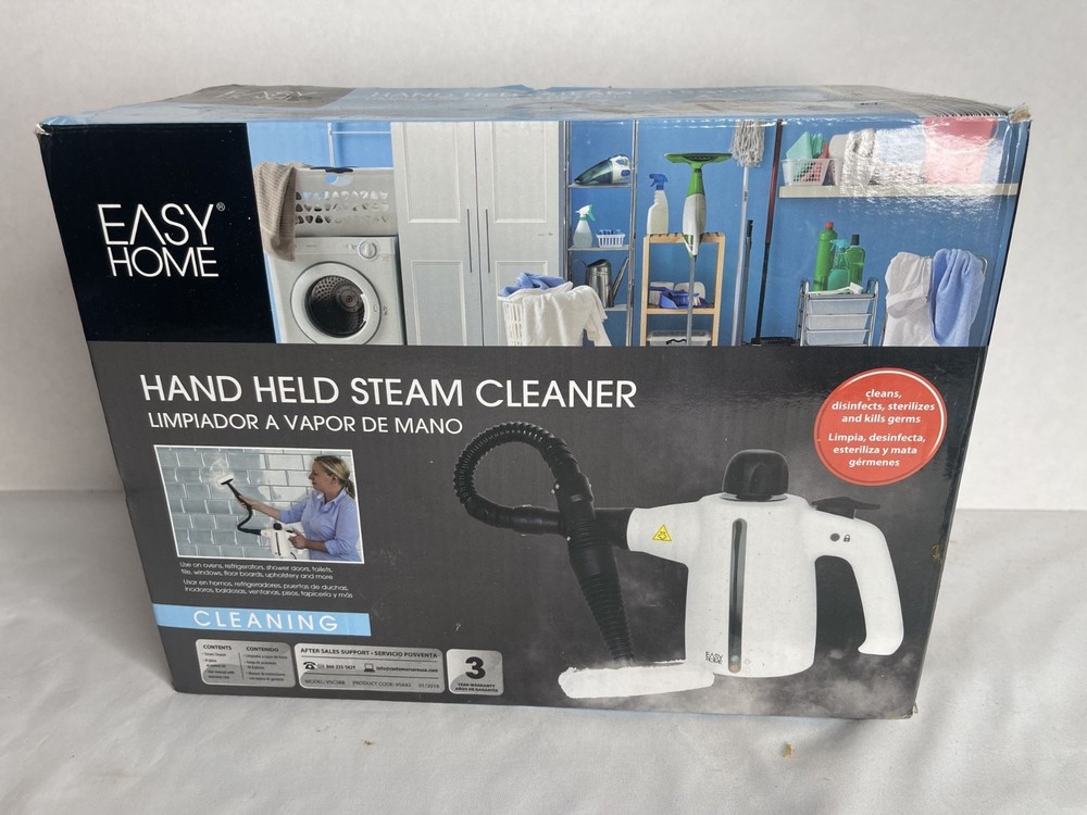 Easy Home Hand Held Steam Cleaner and Attachments