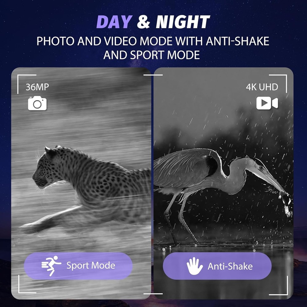Night Vision Binoculars with 3'' HD Screen - Perfect for Security & Wildlife
