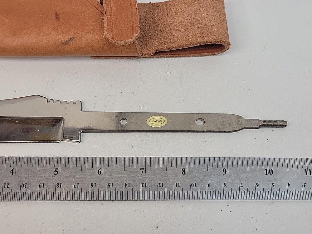 unfinished fixed skinner knife