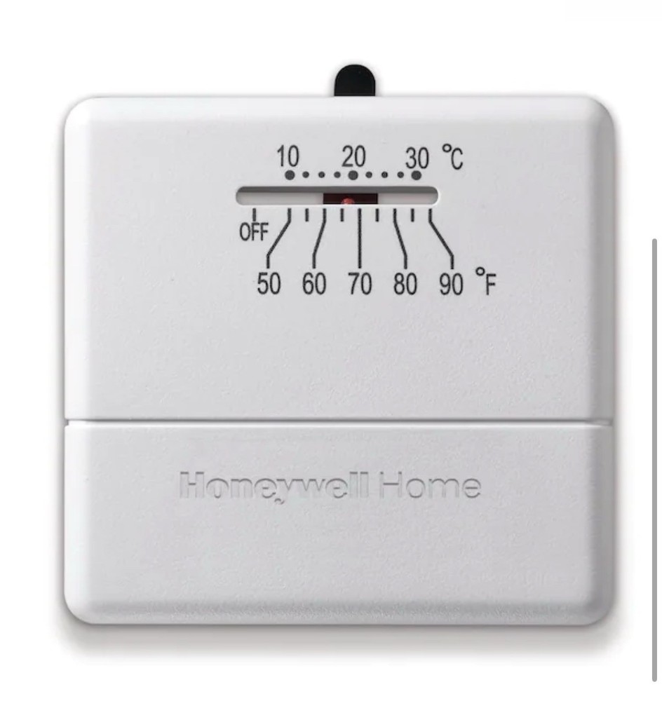 Economy Non-Programmable Thermostat with Microvolt 1H Single Stage Heating
