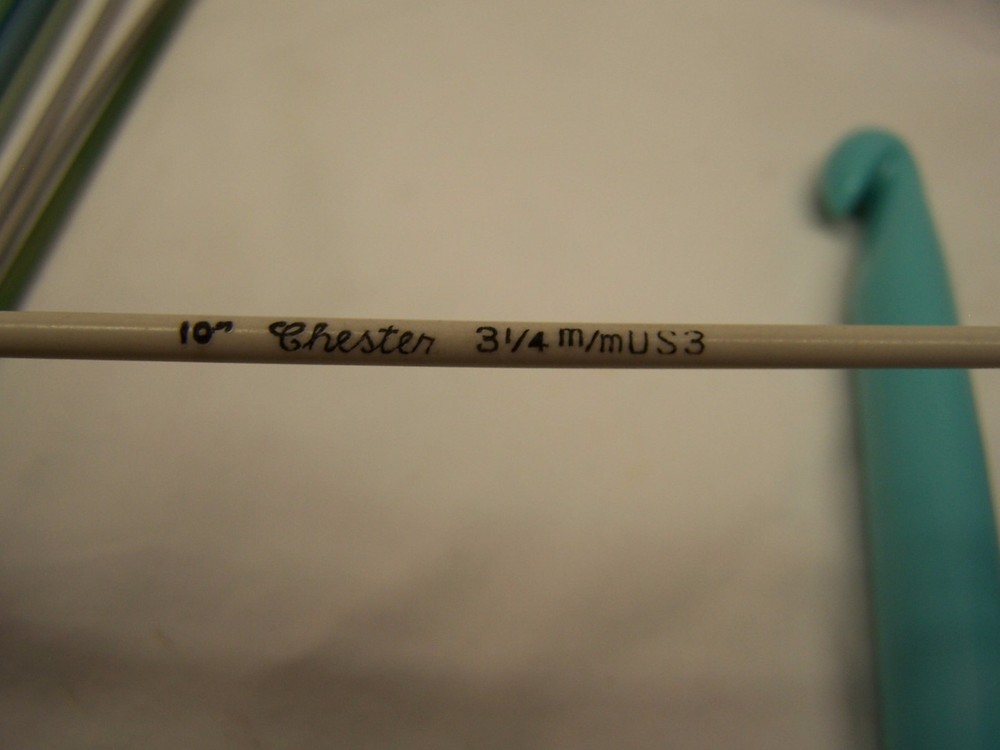 Knitting Needles & Crochet Hooks in Nice, Cloth, Zippered Case!