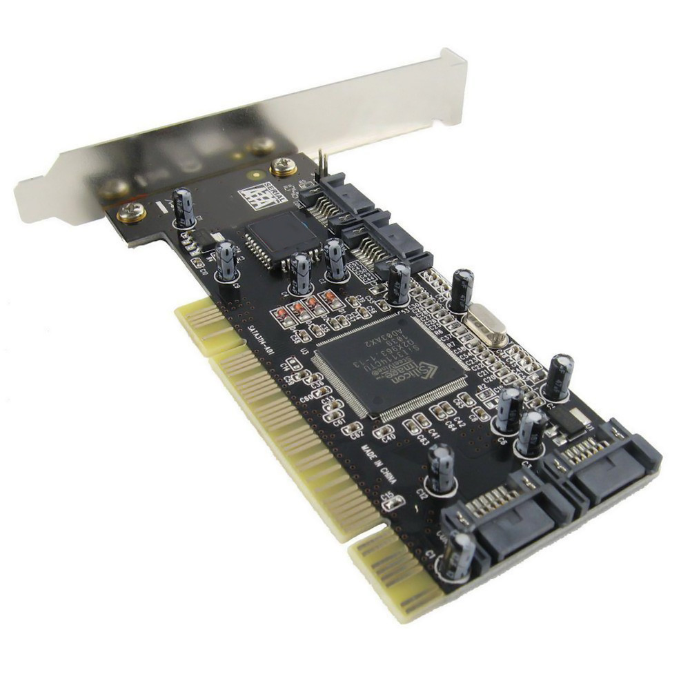 PCI To SATA Controller Adapter Card Converter Addon
