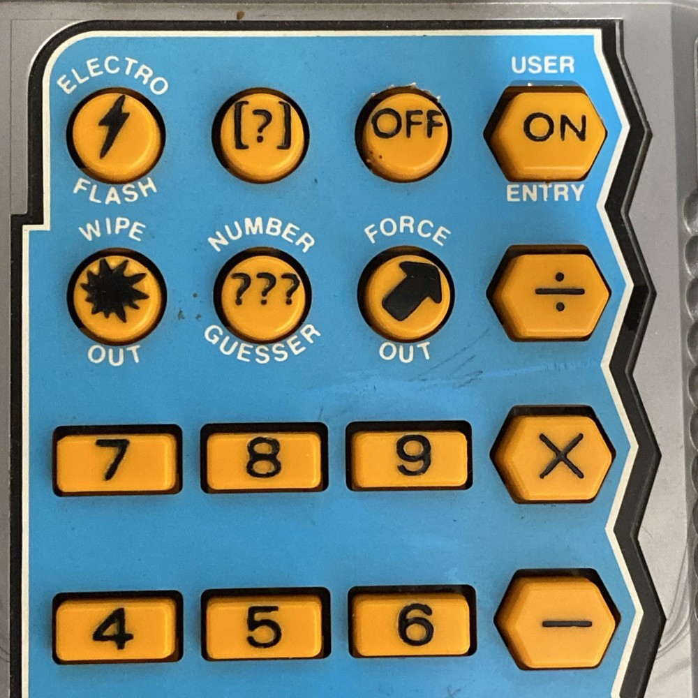Vintage Texas Instruments DATAMAN Electronic Math Game Calculator 1970 Tested
