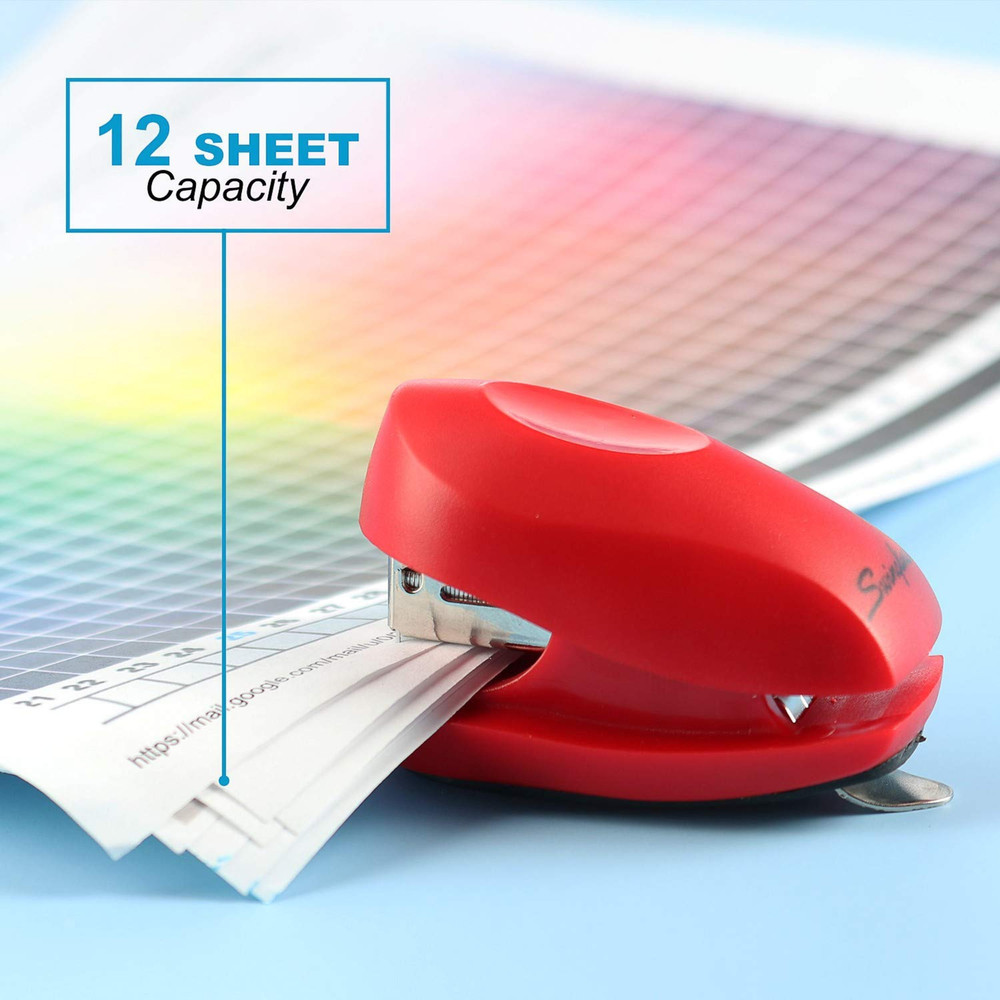 Swingline Tot Stapler with Built-In Remover: 12 sheets (Blue)