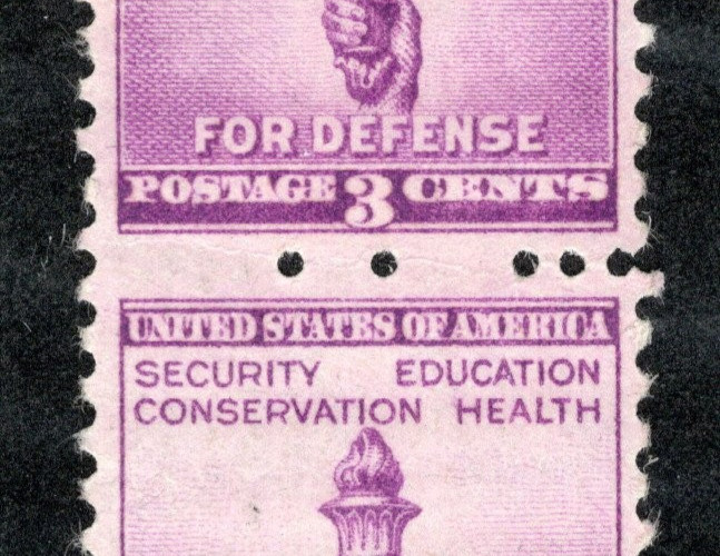 * US # 901 (1940) 3c MNH - EFO: Missing perf holes!