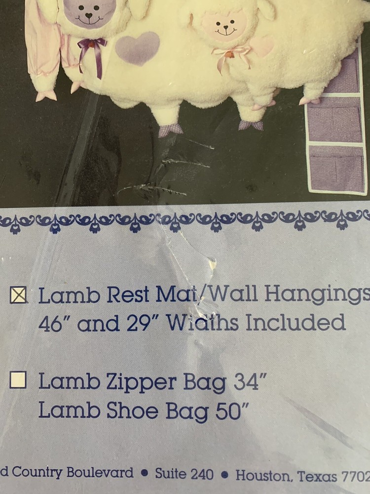 Pebblebrook Patterns Full Size Patterns Lamb Rest Mat/Wall Hangings