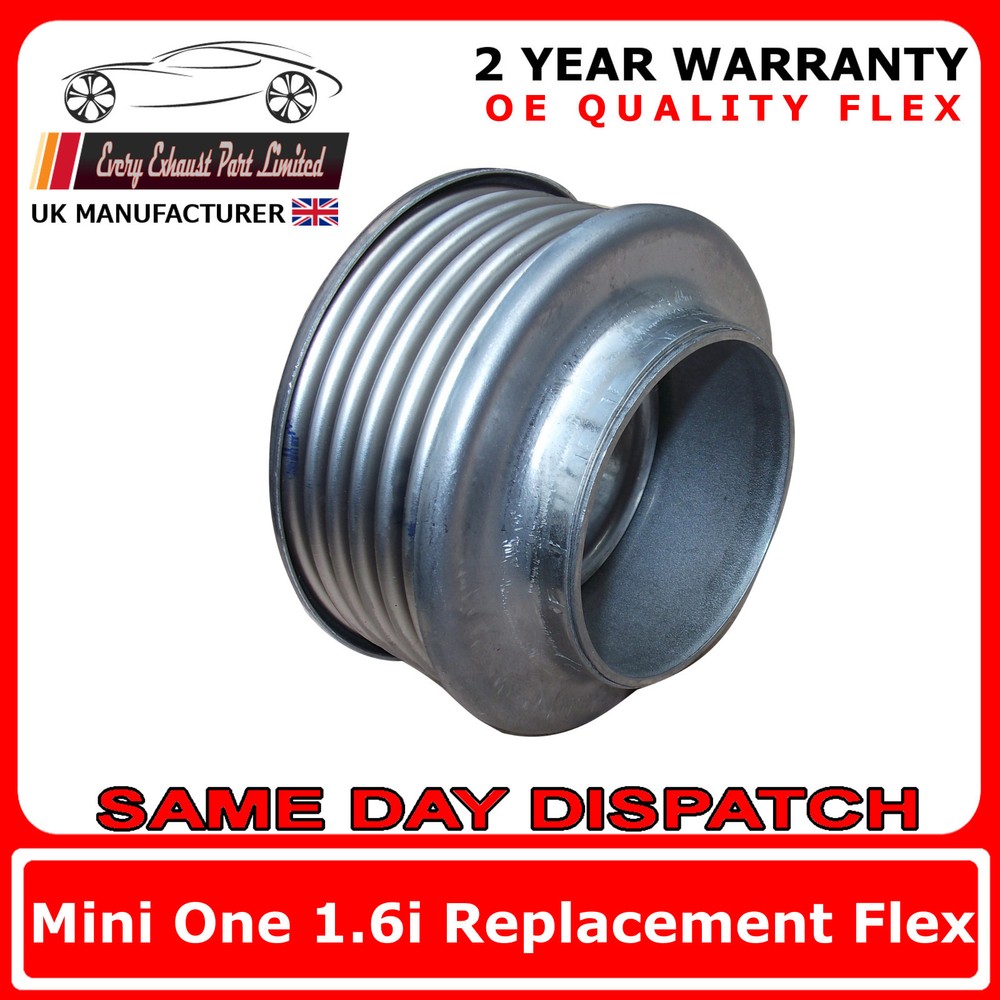 Mini One 1.6i 2001-06 OE Replacement Weld On Exhaust Flex Flexi for front Pipe