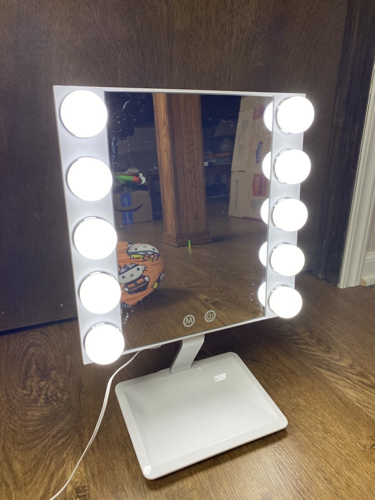 Conair BEHW18 LED Lighted Large Vanity Makeup Mirror, White