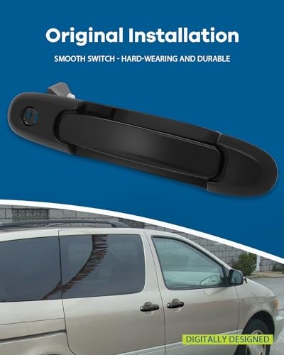 Exterior Door Handle Front Passenger Side Replacement for 1998-2003 for