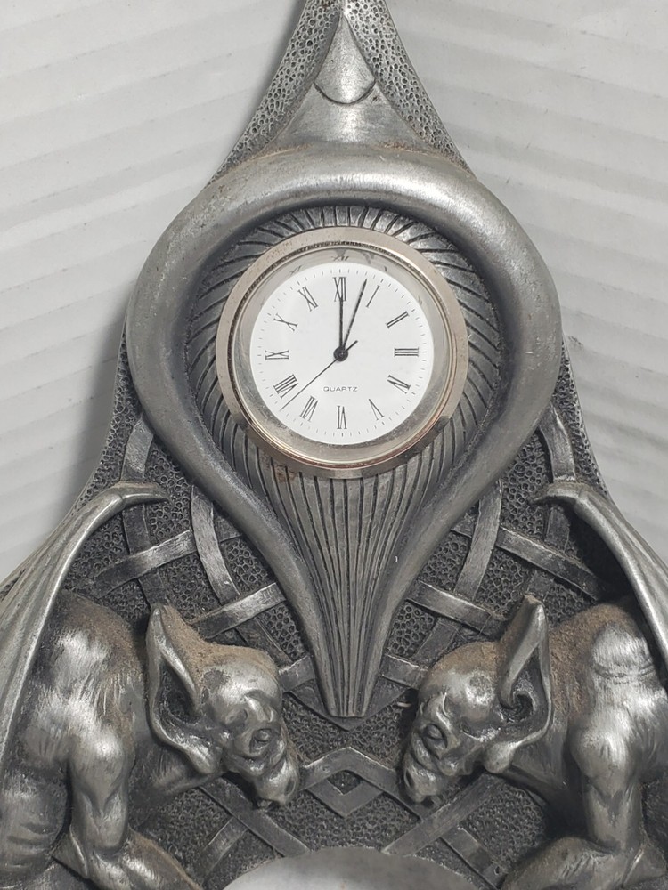 ZOEI Gargoyle Mantle Clock 2000 Rare Works!!