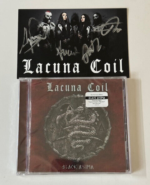 Lacuna Coil - Black Anima Autographed Signed CD