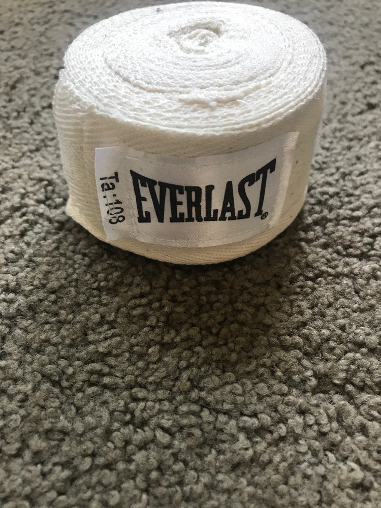 Everlast Handwraps White 108" (2 Hand Wraps in each package)