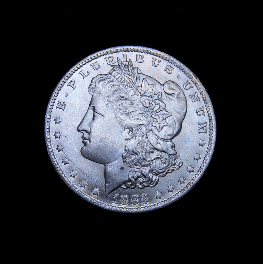 1883-O Morgan Dollar  BU+++++ Die Crack
