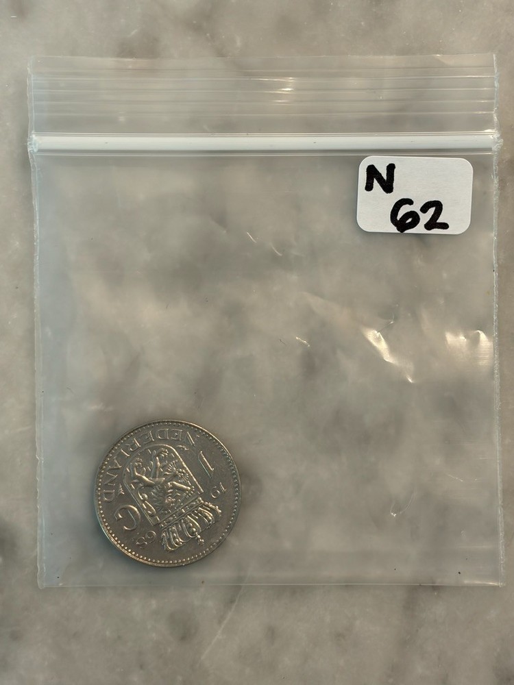 1968 Netherlands 1 Gulden - XF - Extremely Fine