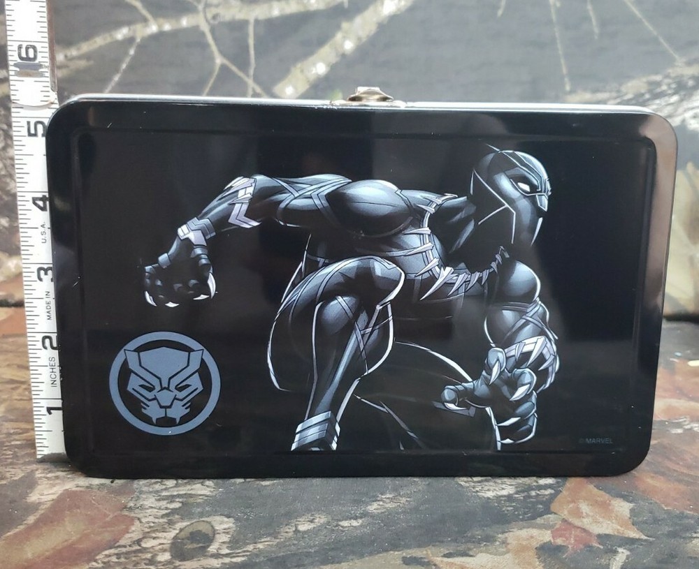 Marvel Avengers Black Panther Metal Supply Lunch Box CA