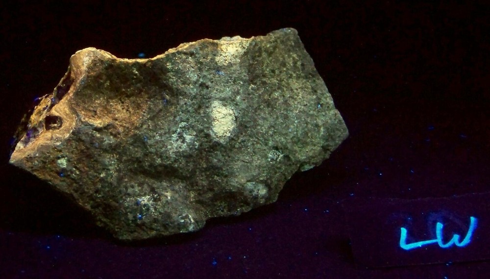 Fluorescent Caliche w little Fluorite & Calcite UV Specimen