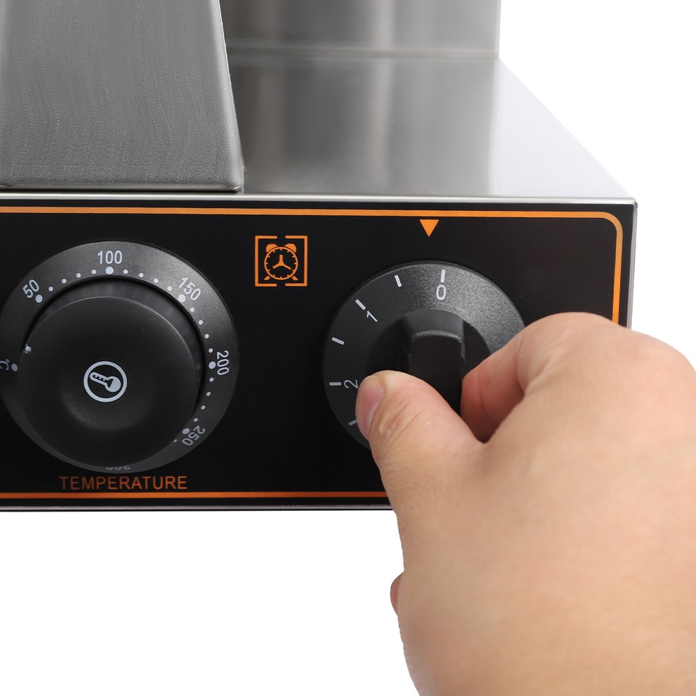 110V Electric Waffle Making Machine Hexagonal Egg Bubble Waffle Maker 1300W