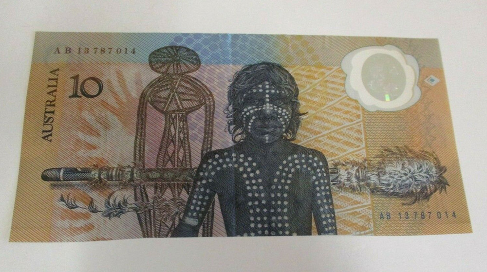 1988 - Australian - 10 Dollar Note - Bicentennial - AB 13787014 - Circulated