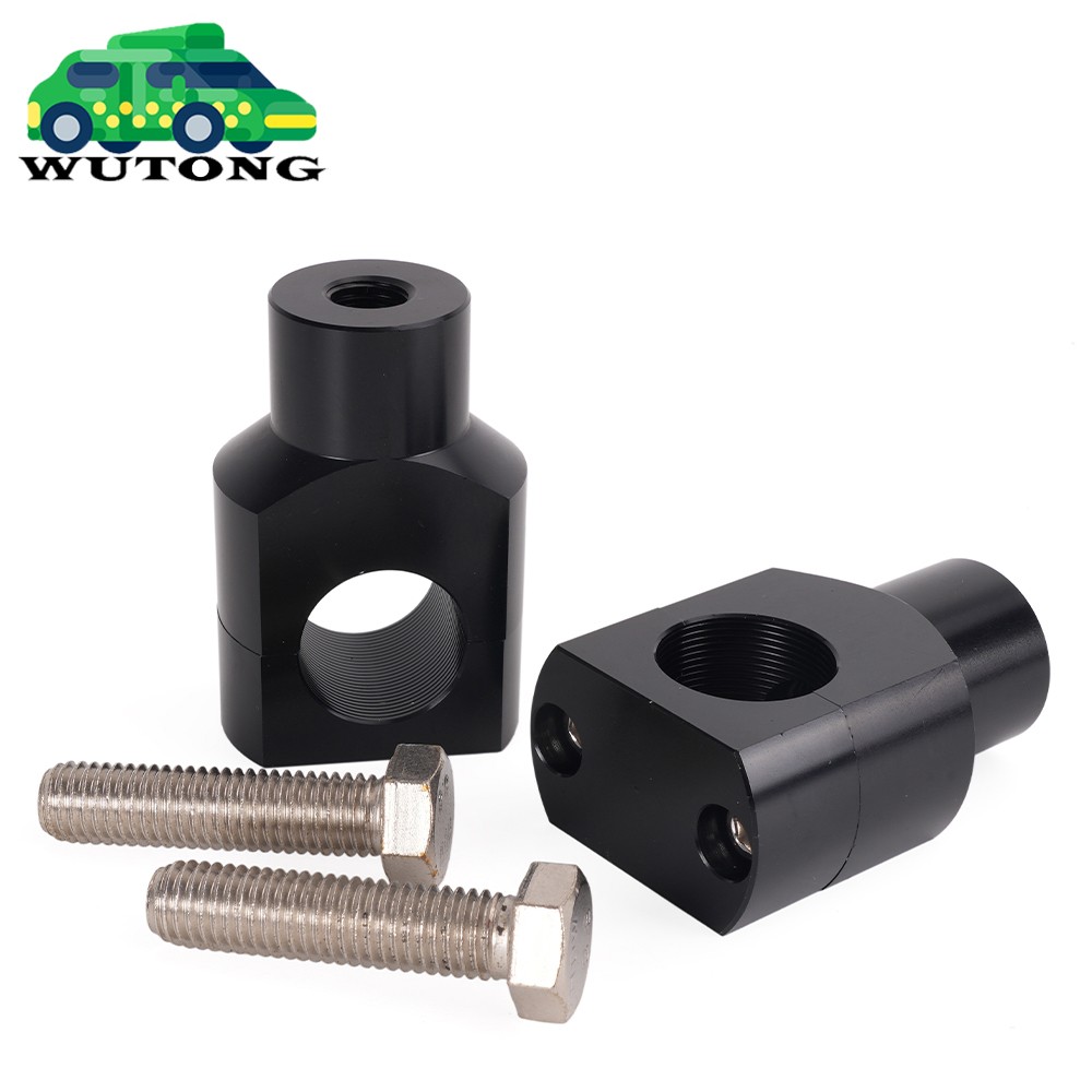 1" Black  Motorcycle Handlebar Risers for Harley Davidson Sportster Softail US