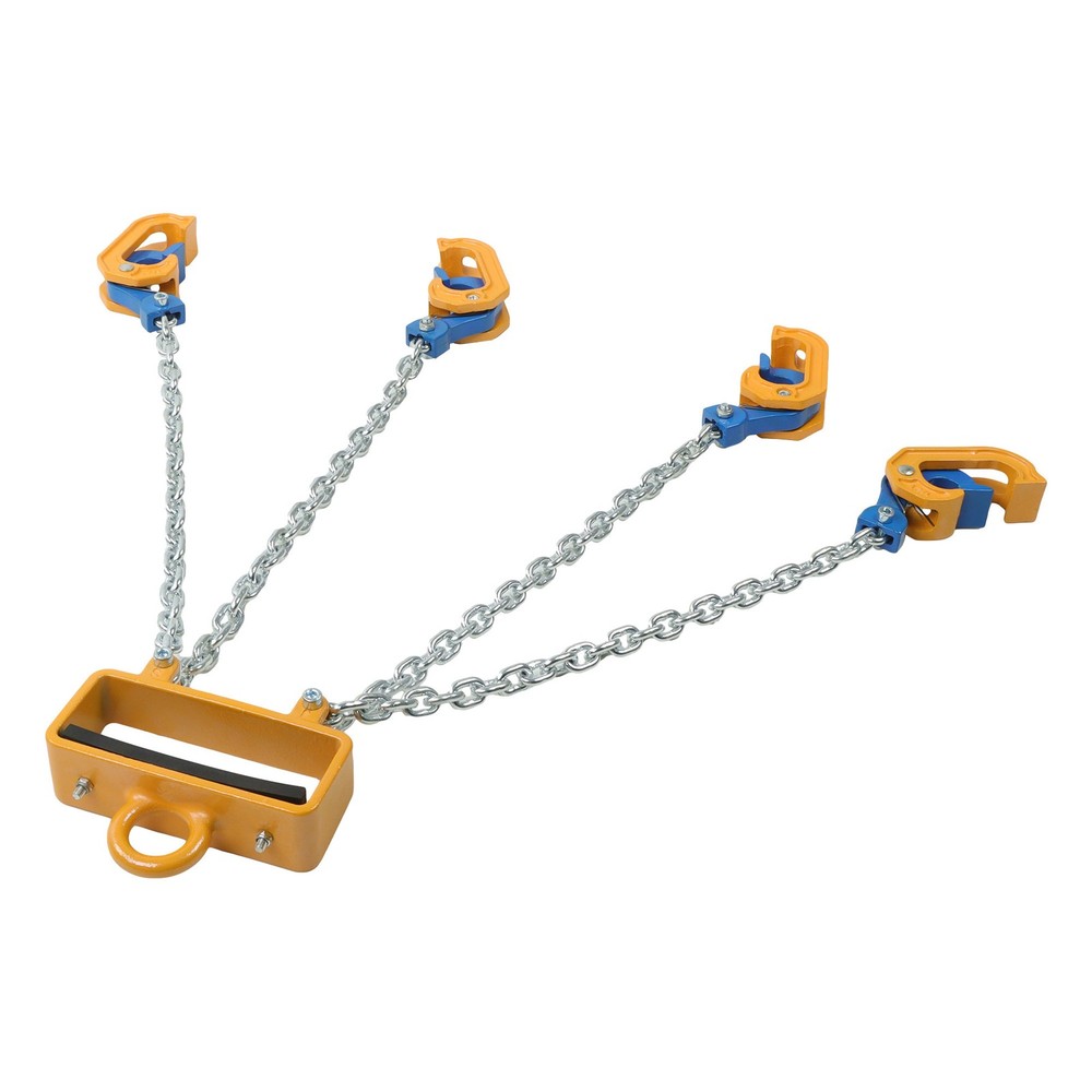 Chain Drum Lifter 4400lbs / 2Ton Loading Capacity for 55 Gallon 4 Hooks & Chains