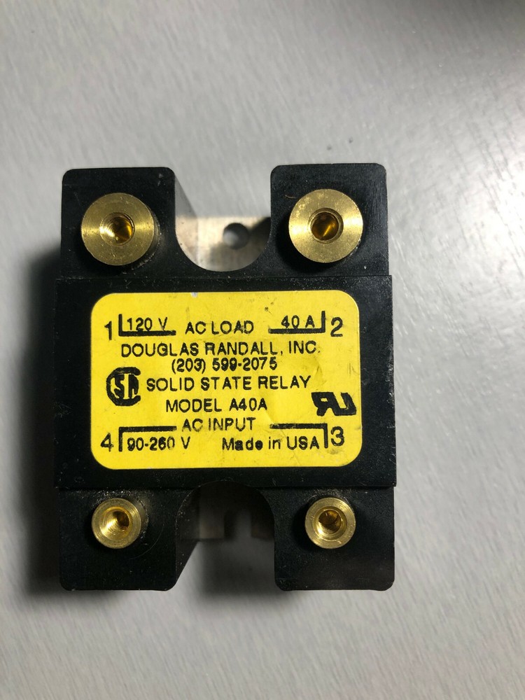 Douglas Randall Solid State Relay Model D04A 120V 40A