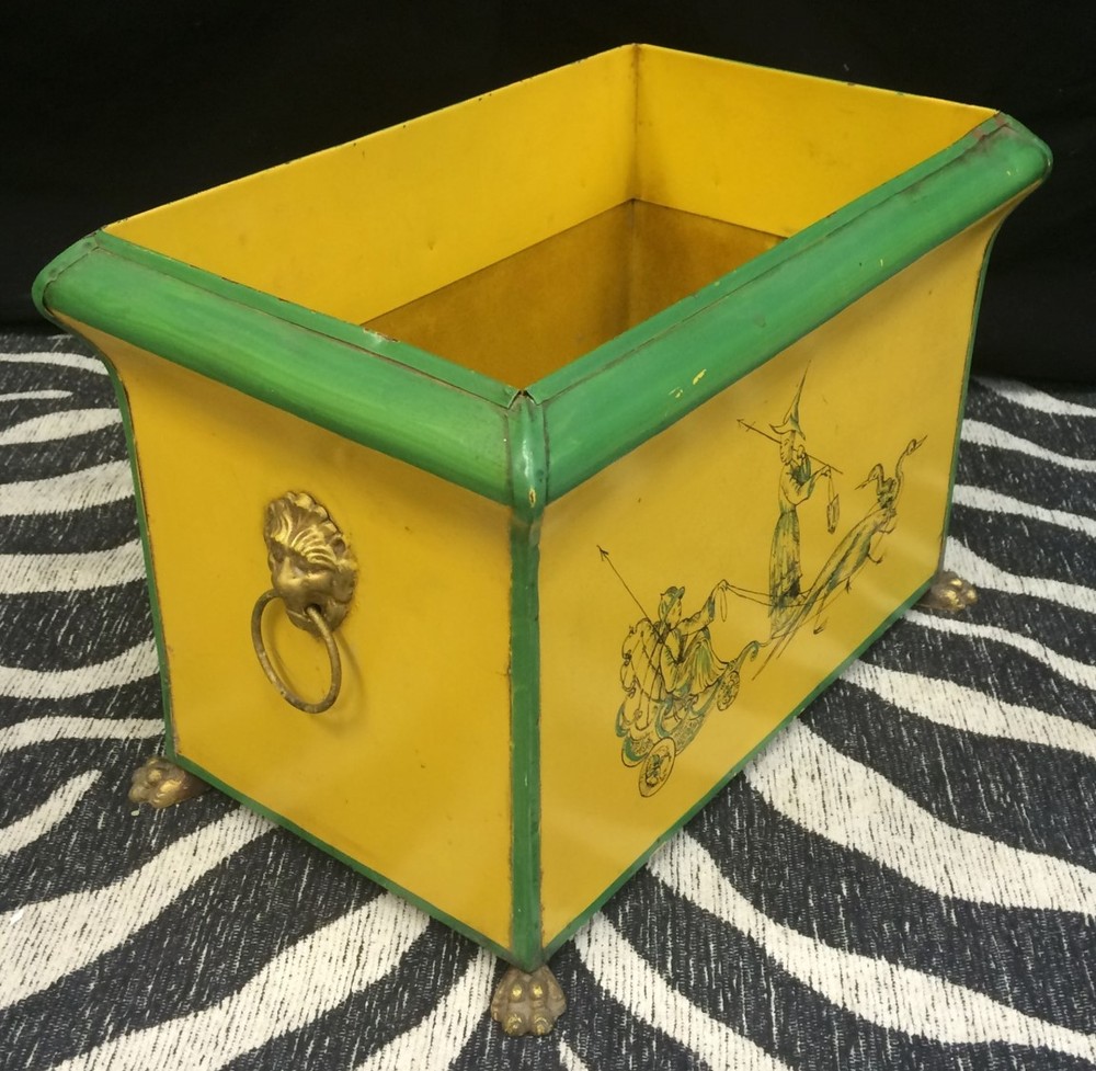 "Chinoiserie Tole Cachepot"