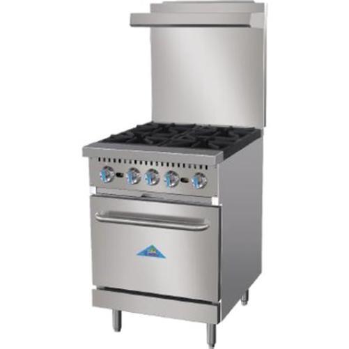 Comstock Castle R4 24" Wide Gas Four Burner Range