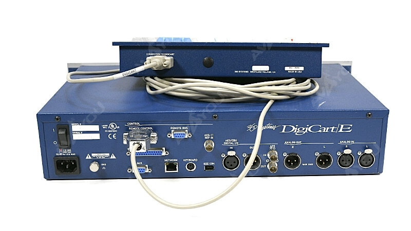 360 Systems DigiCart/E E-3000 Digital Audio Recorder + RC-320 Remote Control