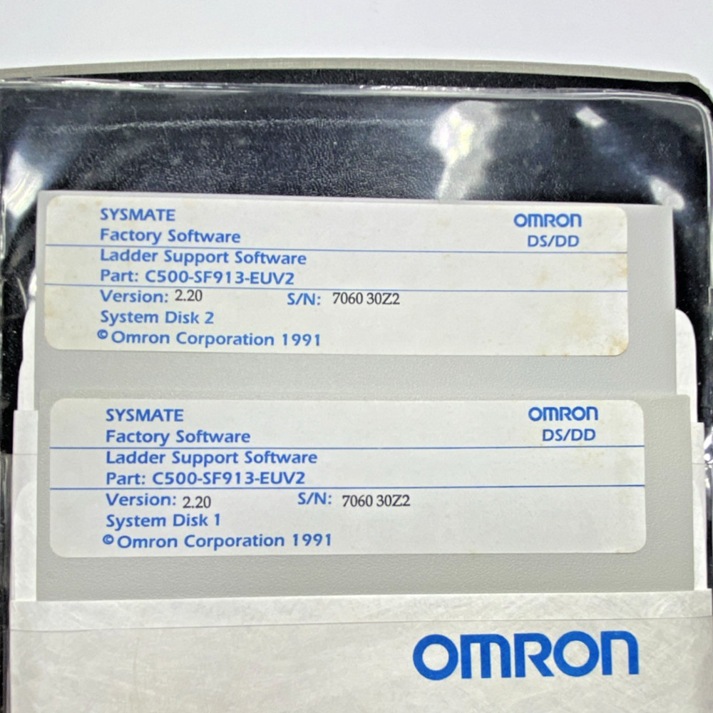 Omron SYSMATE Ladder Support Software C500-SF913-EUV2 Ver. 2.20 PLC Programming
