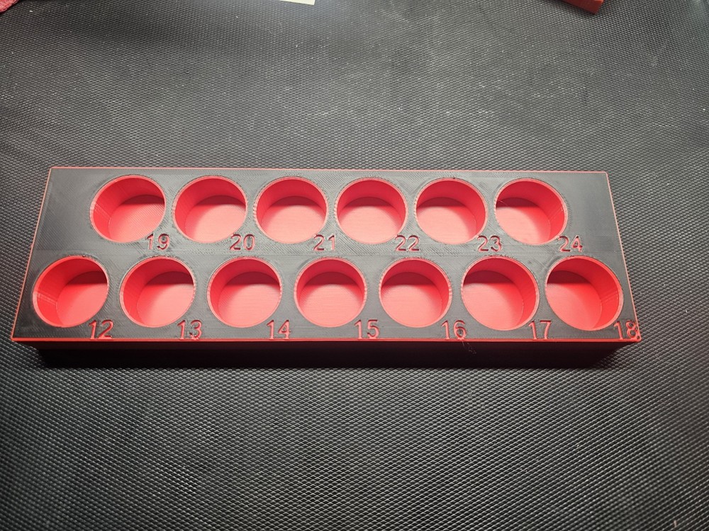 Icon Wobble Socket Organizer 1/2 METRIC