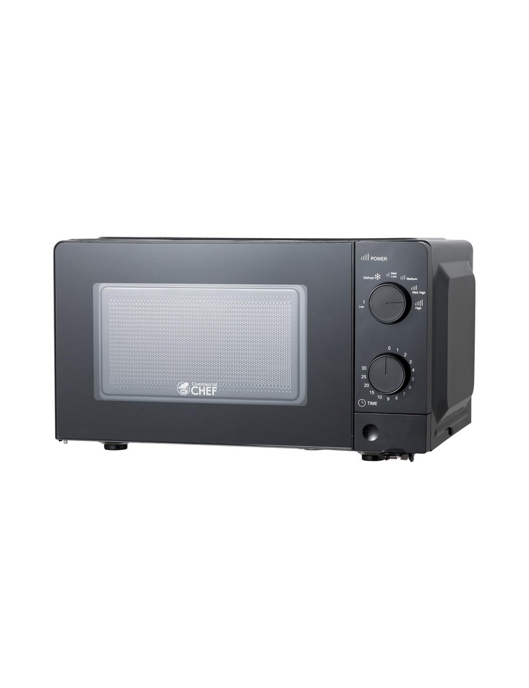 0.6 Cu. Ft. Countertop Microwave Oven, Mechanical Dial Controls, 700W, Pull H...