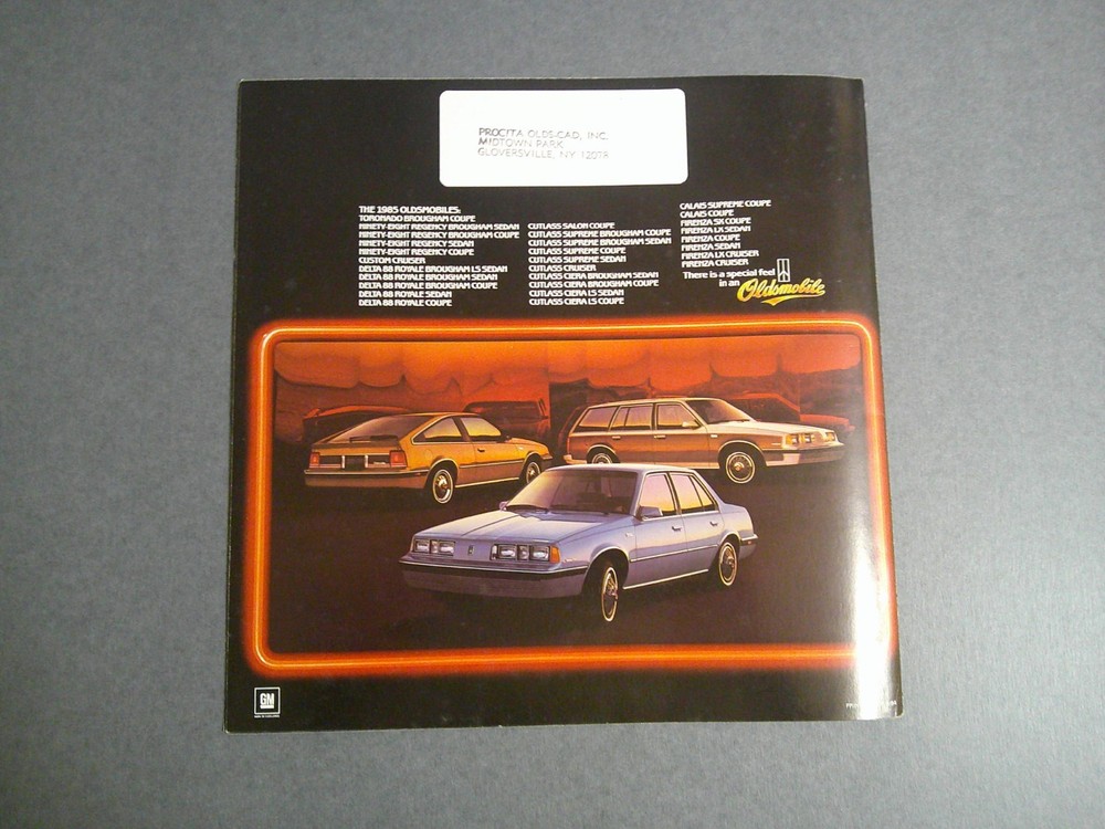 1985 Oldsmobile Sales Catalog