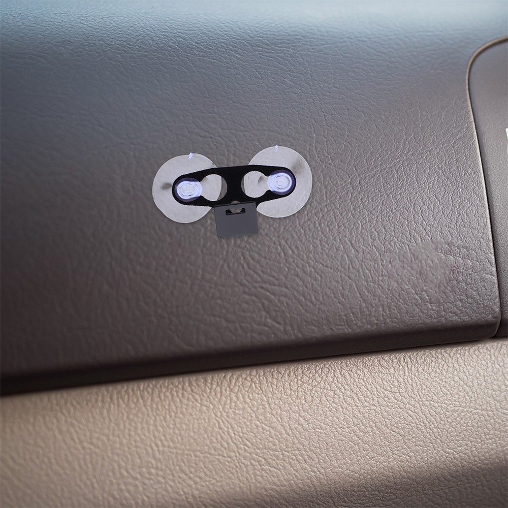 2 Pcs Plastic Car Mounting Bracket Windshield Suction