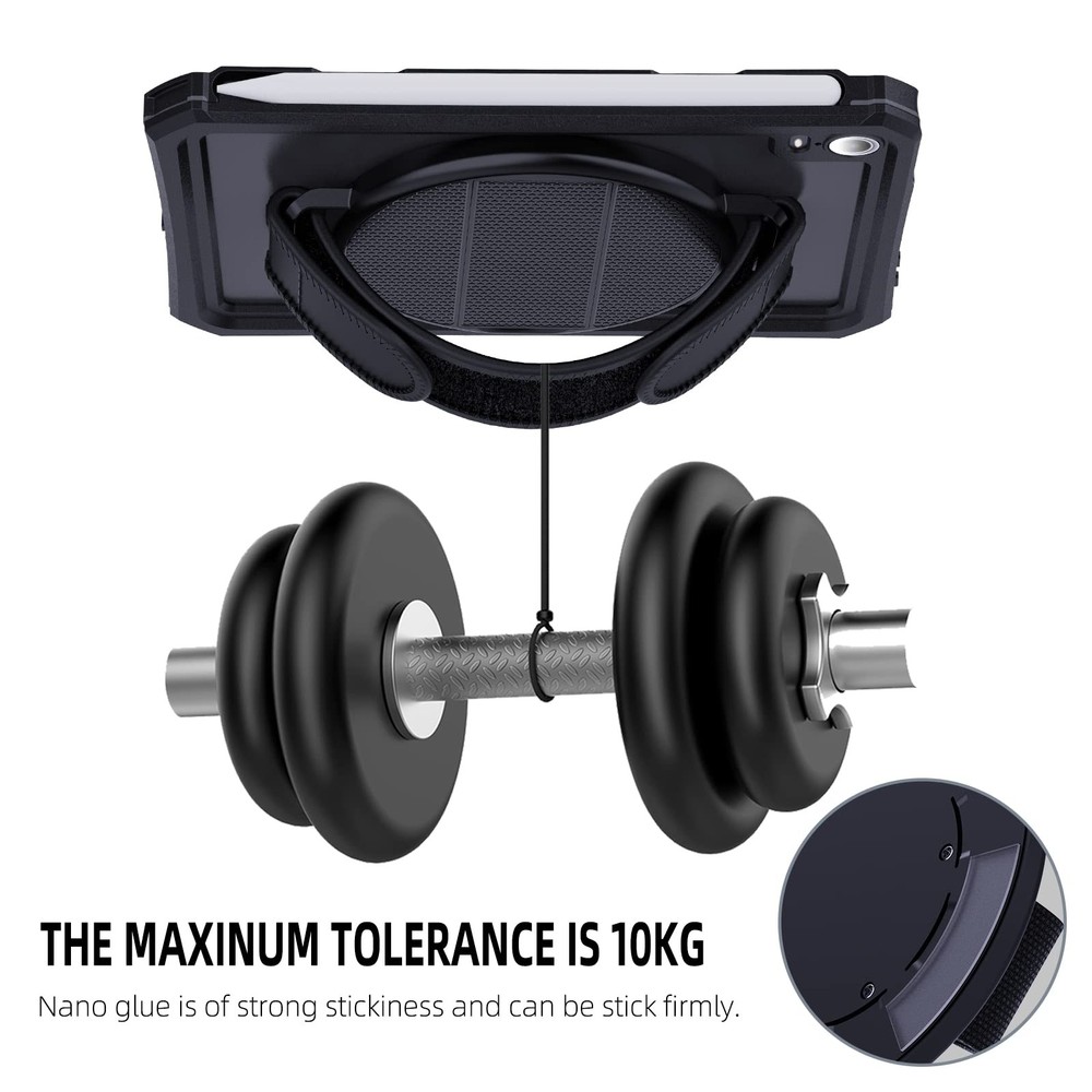 Tablet Stand with Hand Strap - Universal Tablet Hand Strap Holder & Loop Fast...