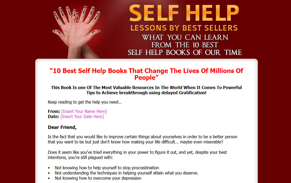 Self Help eBooks , Guides, Website Pages & Courses Bundle w/MRR License