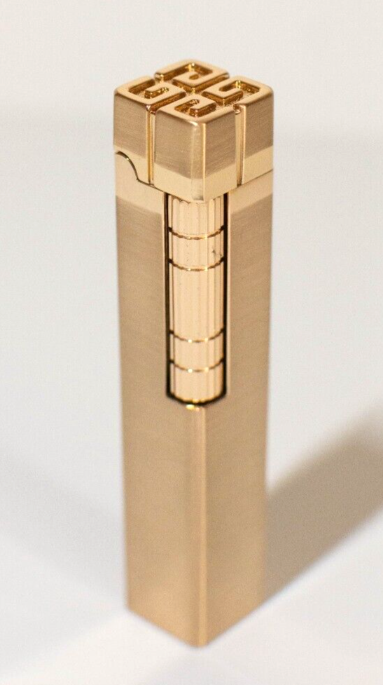 Vintage Classic Style Butane Lighter - Soft Torch Flame - Side Scroll Ignition