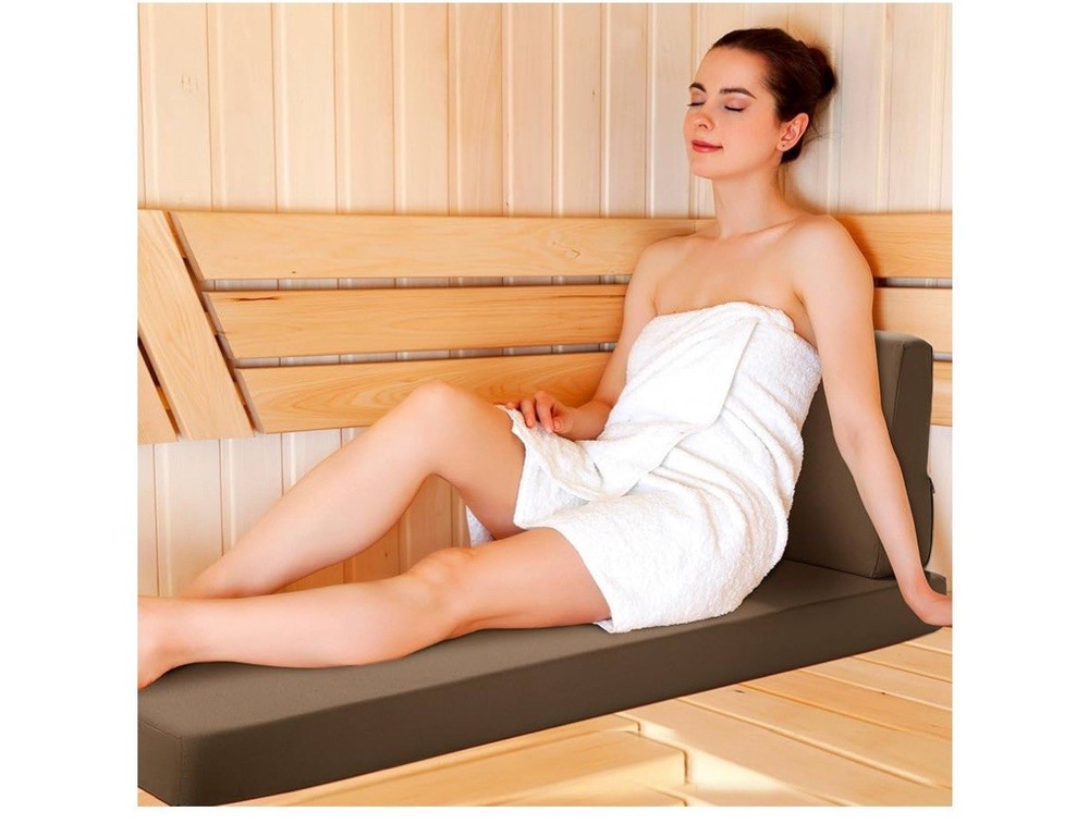 Foam Sauna Seat Cushion with Back Support