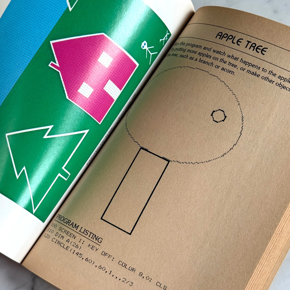 Vintage 1983 BASIC Programming Books including Atari & IBM/PC Graphics & Games