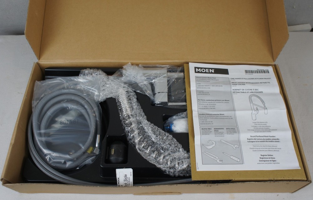 MOEN ALIGN 5923 CHROME ONE HANDLE PULLDOWN KITCHEN FAUCET IN ORIGINAL BOX